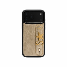 Upload image to Gallery viewer, UMBI GLAM. Kişiselleştirilebilir Deri iPhone Kılıfı - Gold/Gold